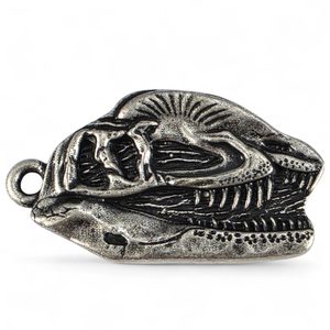PŘÍVĚŠEK DILOPHOSAURUS, ZINEK - ZVÍŘECÍ AMULETY - ŠPERKY
