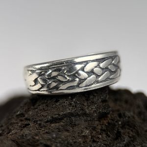 RIONA, KELTSKÝ VZOR, PÁNSKÝ STŘÍBRNÝ PRSTEN, AG 925, 10G - PRSTENY - STŘÍBRNÉ ŠPERKY