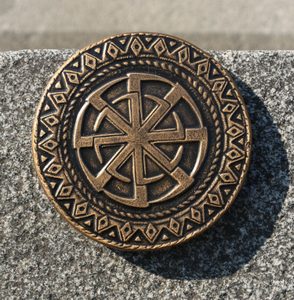 DVOJITÝ KOLOVRAT, MAGNET - SLOVANÉ, ČECHY, MORAVA - HOME DECOR