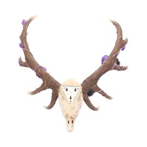 JELENÍ LEBKA, DEKORACE Z PRYSKYŘICE 45CM - FIGURKY - HOME DECOR