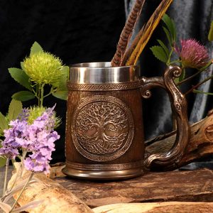 STROM ŽIVOTA, KORBEL 16CM - POHÁRY A HRNKY - HOME DECOR