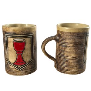 HUSITSKÝ KALICH, KERAMICKÝ HRNEK - UŽITNÁ KERAMIKA - STOLOVÁNÍ