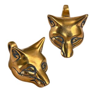 LIŠKA, LIŠČÍ HLAVA, PŘÍVĚŠEK, BRONZ - PŘÍVĚSKY - ŠPERKY