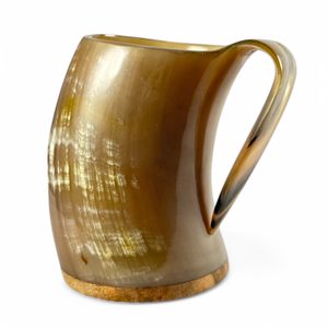 WALKNUT, VIKINGSKÝ POHÁR Z ROHOVINY - ROHY NA PITÍ - STOLOVÁNÍ