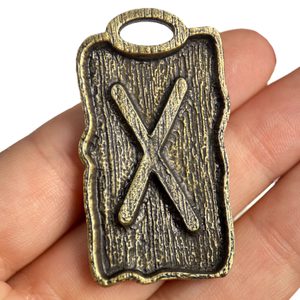 GEBO - RUNOVÝ AMULET ZINEK STAROMOSAZ - RUNY - ŠPERKY