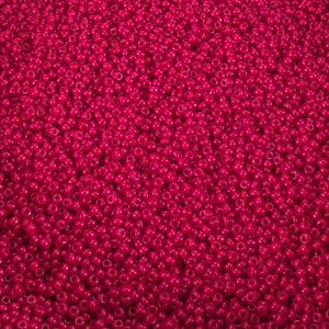 ROKAJLOVÉ KORÁLKY PRECIOSA, OPAKNÍ, ČERVENÁ 10 / 0 - ROKAJLOVÉ KORÁLKY - ŠPERKY