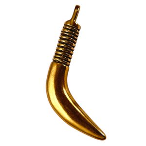 TESÁK TALISMAN, VASTERBOTTEN, ŠVÉDSKO, BRONZ - PŘÍVĚSKY - ŠPERKY