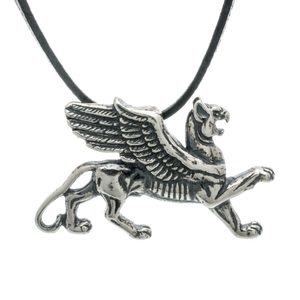 GRYF, STŘÍBRNÝ PŘÍVĚSEK, AG 925 - PŘÍVĚSKY - STŘÍBRNÉ ŠPERKY