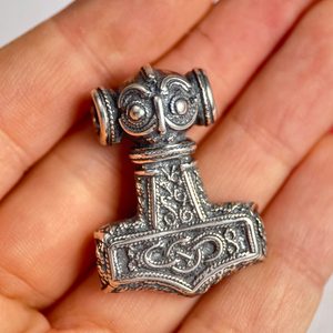 THOROVO KLADIVO, ERIKSTORP, GOTLAND, STŘÍBRNÝ PŘÍVĚSEK, AG 925, 10 G - PŘÍVĚSKY - STŘÍBRNÉ ŠPERKY