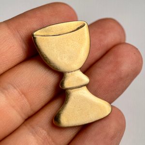HUSITSKÝ KALICH, PŘÍVĚŠEK, BRONZ - PŘÍVĚSKY - ŠPERKY