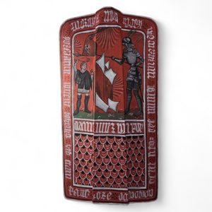 STŘEDOVĚKÁ PAVÉZA, DAVID A GOLIÁŠ, ČECHY - ŠTÍTY STŘEDOVĚKÉ - ZBROJE