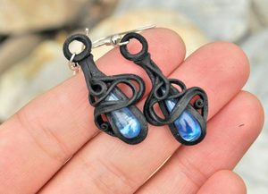 NÁUŠNICE - POSEIDÓNOVY STŘÍPKY - NÁUŠNICE - ŠPERKY