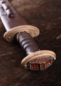 ANGLOSASKÝ MEČ SUTTON HOO S POCHVOU, 7. STOLETÍ - VIKINSKÉ MEČE - ZBRANĚ