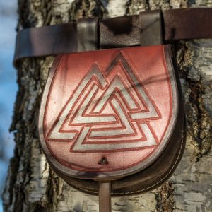 VALKNUT, RYTÁ KOŽENÁ VIKINGSKÁ BRAŠNA - BRAŠNY, MĚŠCE, SPORRANY{% if kategorie.adresa_nazvy[0] != zbozi.kategorie.nazev %} - KŮŽE BRAŠNÁŘSTVÍ, OPASKY{% endif %}