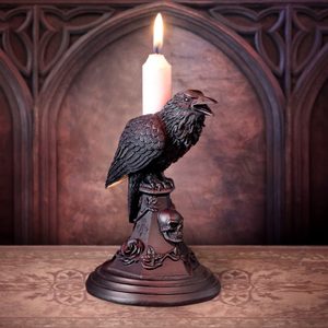 POE'S RAVEN, SVÍCEN - SVÍCNY - HOME DECOR