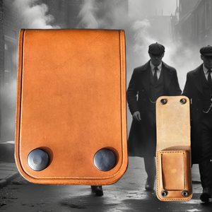 KOŽENÁ TABATĚRKA, RUČNÍ PRÁCE S MOŽNOSTÍ MONOGRAMU - OSTATNÍ KOŽENÉ VÝROBKY - SEDLÁŘSTVÍ