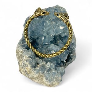 DREKI, VIKINGSKÝ DRAK, NÁRAMEK, MOSAZ - NÁRAMKY - ŠPERKY