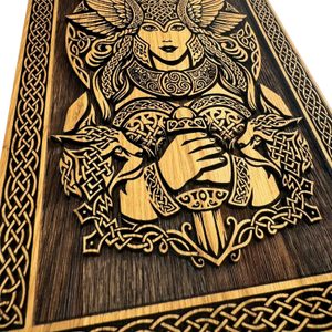 FREYA, DŘEVĚNÝ NÁSTĚNNÝ OBRAZ 21X30CM - DŘEVĚNÉ OBRAZY - HOME DECOR