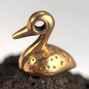 KELTSKÁ KACHNA, FRANCIE, PŘÍVĚŠEK, BRONZ - PŘÍVĚSKY - ŠPERKY