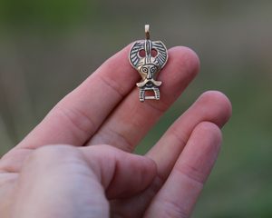 ODIN, PŘÍVĚŠEK, RIBE, DÁNSKO, BRONZ - PŘÍVĚSKY - ŠPERKY