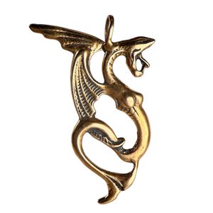 VODNÍ DRAK, PŘÍVĚŠEK BRONZ - PŘÍVĚSKY - ŠPERKY