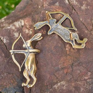 Bronze Belt Mount, Medieval Killer Rabbit Archer