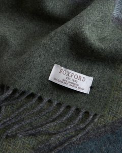 Irischer Wollschal Winter Stripe
