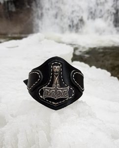 OSEBERG, KOŽENÝ NÁRAMEK - NÁRAMKY Z KŮŽE - SEDLÁŘSTVÍ