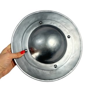 PĚSTNÍ ŠTÍT, KOVOVÝ - ŠTÍTY STŘEDOVĚKÉ - ZBROJE