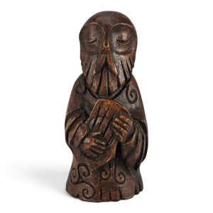 Statuette de barde irlandais des Daoine Sí