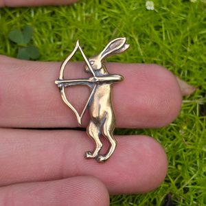 Bronze Belt Mount, Medieval Killer Rabbit Archer