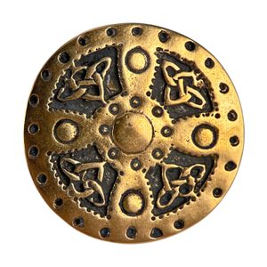 ŠTÍT VIKING, BRONZ - BROŽ - BROŽE A KNOFLÍKY - ŠPERKY