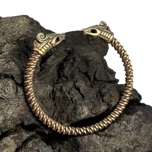 JELLING - VIKINGSKÝ DRAK, NÁRAMEK, BRONZ - NÁRAMKY - ŠPERKY