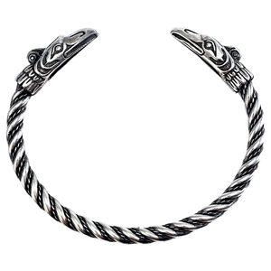 HROMOVÝ PTÁK, STŘÍBRNÝ NÁRAMEK, AG 925 - NÁRAMKY - STŘÍBRNÉ ŠPERKY