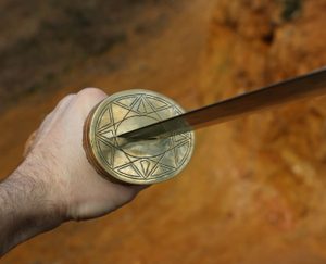 POMPEII GLADIUS, KOVANÁ OSTRÁ REPLIKA - STAROVĚKÉ MEČE - ZBRANĚ