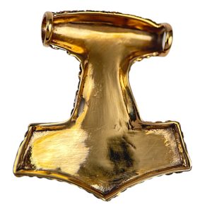 VELKÉ HAVRANÍ THOROVO KLADIVO, KABARA, ŠVÉDSKO, BRONZ - PŘÍVĚSKY - ŠPERKY