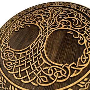 STROM ŽIVOTA, DŘEVĚNÝ NÁSTĚNNÝ OBRAZ 32CM - DŘEVĚNÉ OBRAZY - HOME DECOR
