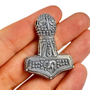THOROVO KLADIVO, STŘÍBRNÝ PŘÍVĚSEK, AG 925, 16 G - PŘÍVĚSKY - STŘÍBRNÉ ŠPERKY