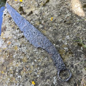 KELTSKÝ NŮŽ OPPIDUM, PŘESNÁ REPLIKA NOŽE Z ČECH, ČERNÝ - NOŽE HISTORICKÉ - ZBRANĚ