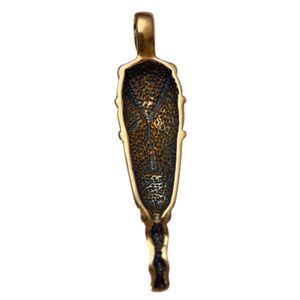 KELTSKÁ HLAVA, REPRODUKCE DLE SPONY, MIKULOVICE, BRONZOVÝ AMULET - PŘÍVĚSKY - ŠPERKY