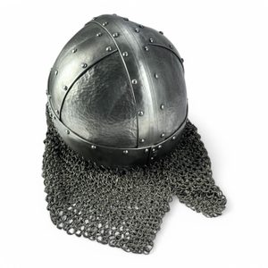 BORG, VIKINGSKÁ PŘILBA S KROUŽKOVÝM ZÁVĚSEM - VIKINSKÉ PŘILBY - ZBROJE