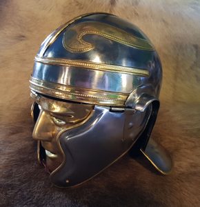 ŘÍMSKÁ IMPERIAL GALLIC PŘILBA - STAROVĚKÉ PŘILBY - ZBROJE