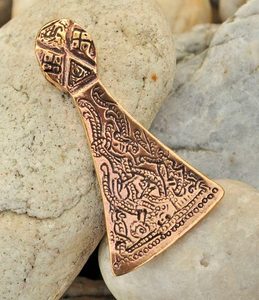 VIKINSKÁ SEKERA, MAMMEN, BRONZ - VIKINGSKÉ AMULETY{% if kategorie.adresa_nazvy[0] != zbozi.kategorie.nazev %} - ŠPERKY - BRONZ, ZINEK, BIŽUTERIE{% endif %}