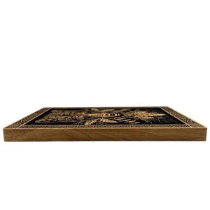 MEDVĚD - DŘEVĚNÝ NÁSTĚNNÝ OBRAZ 21X30CM - DŘEVĚNÉ OBRAZY - HOME DECOR