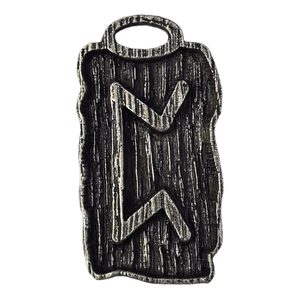 PERTHRO - RUNOVÝ AMULET, ZINEK - RUNY - ŠPERKY
