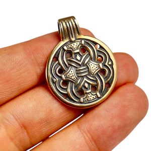 BORRE - PŘÍVĚSEK, VIKINSKÝ STYL, BRONZ - PŘÍVĚSKY - ŠPERKY