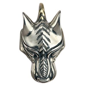 WARG, SEVERSKÝ VLK, STŘÍBRNÝ PŘÍVĚSEK, AG 925, 15G - PŘÍVĚSKY - STŘÍBRNÉ ŠPERKY