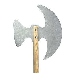 STŘEDOVĚKÁ SEKERA, DŘEVO, DĚTSKÁ - DŘEVĚNÉ A DĚTSKÉ ZBRANĚ - ZBRANĚ