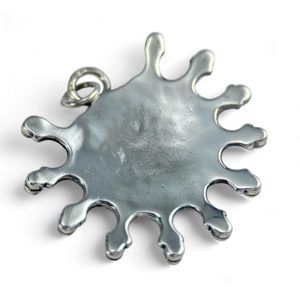 DEVANA, SLOVANSKÝ SLUNEČNÍ STŘÍBRNÝ PŘÍVĚSEK S AMETYSTEM, AG 925, 17 G - PŘÍVĚSKY - STŘÍBRNÉ ŠPERKY