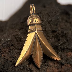 CIKÁDA, ŘÍMSKO-GERMÁNSKÝ PŘÍVĚSEK, BRONZ - PŘÍVĚSKY - ŠPERKY